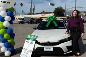 NABC Recycled Rides Gifts Vehicles to 2 Southern California Residents