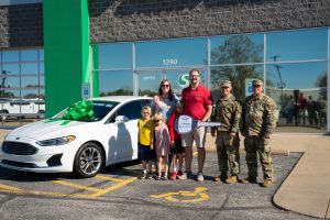 National Guard Corporal Receives Vehicle from NABC Recycled Rides