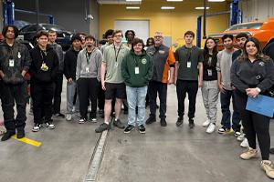 Las Vegas Collision Center Partners with School District to Train Students in EV Repair