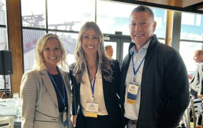 Left to right: Collision Advice coach Sheryl Driggers, Arica Carranza from CCG, and Dan Carranza fro